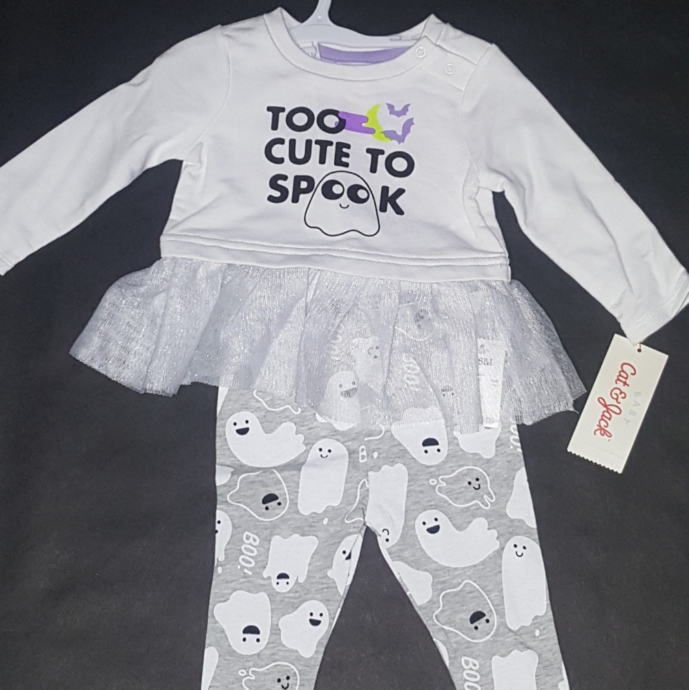 Cat & Jack Too Cute To Spook Halloween Set